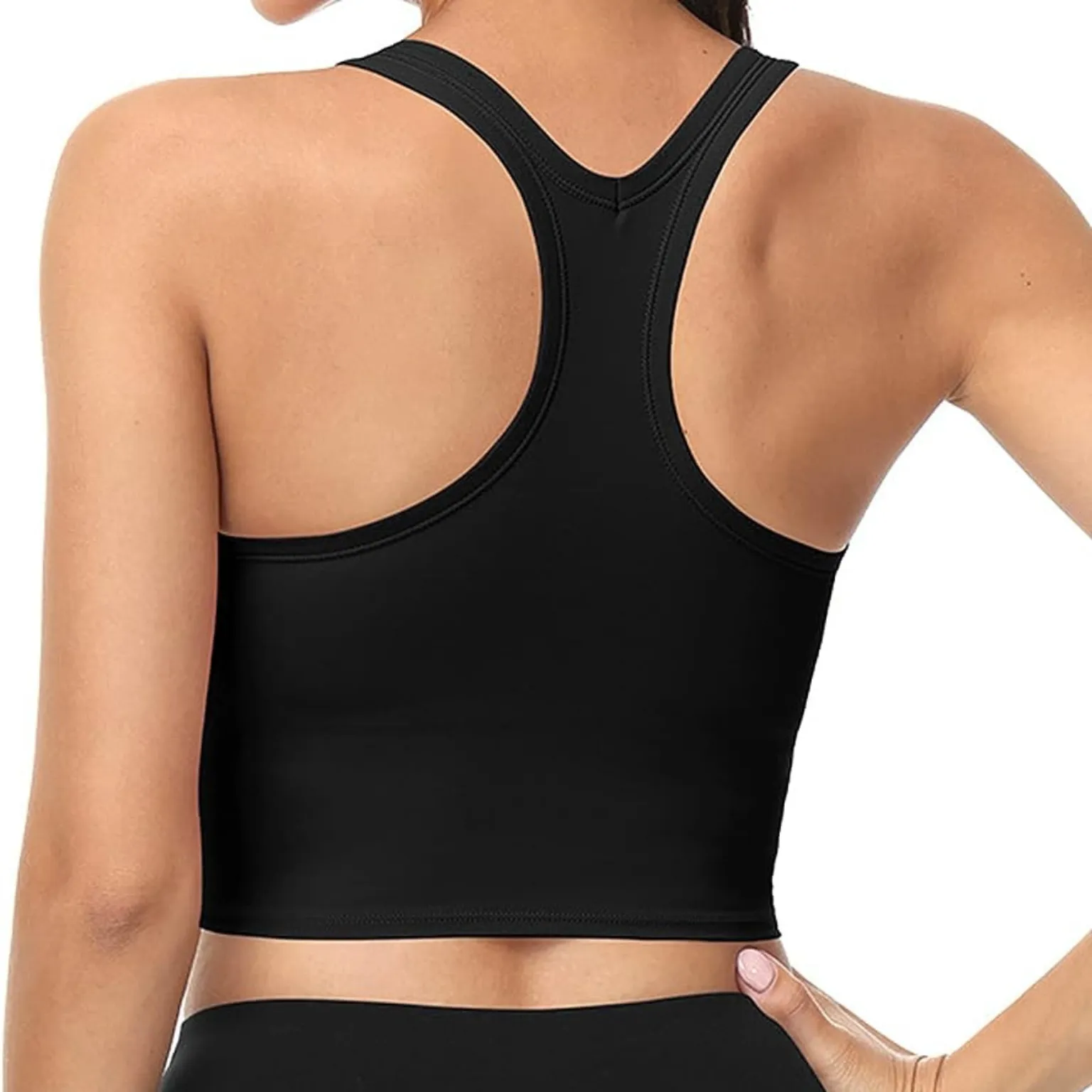 Racerback Sports Bra manufacturing with trendy design