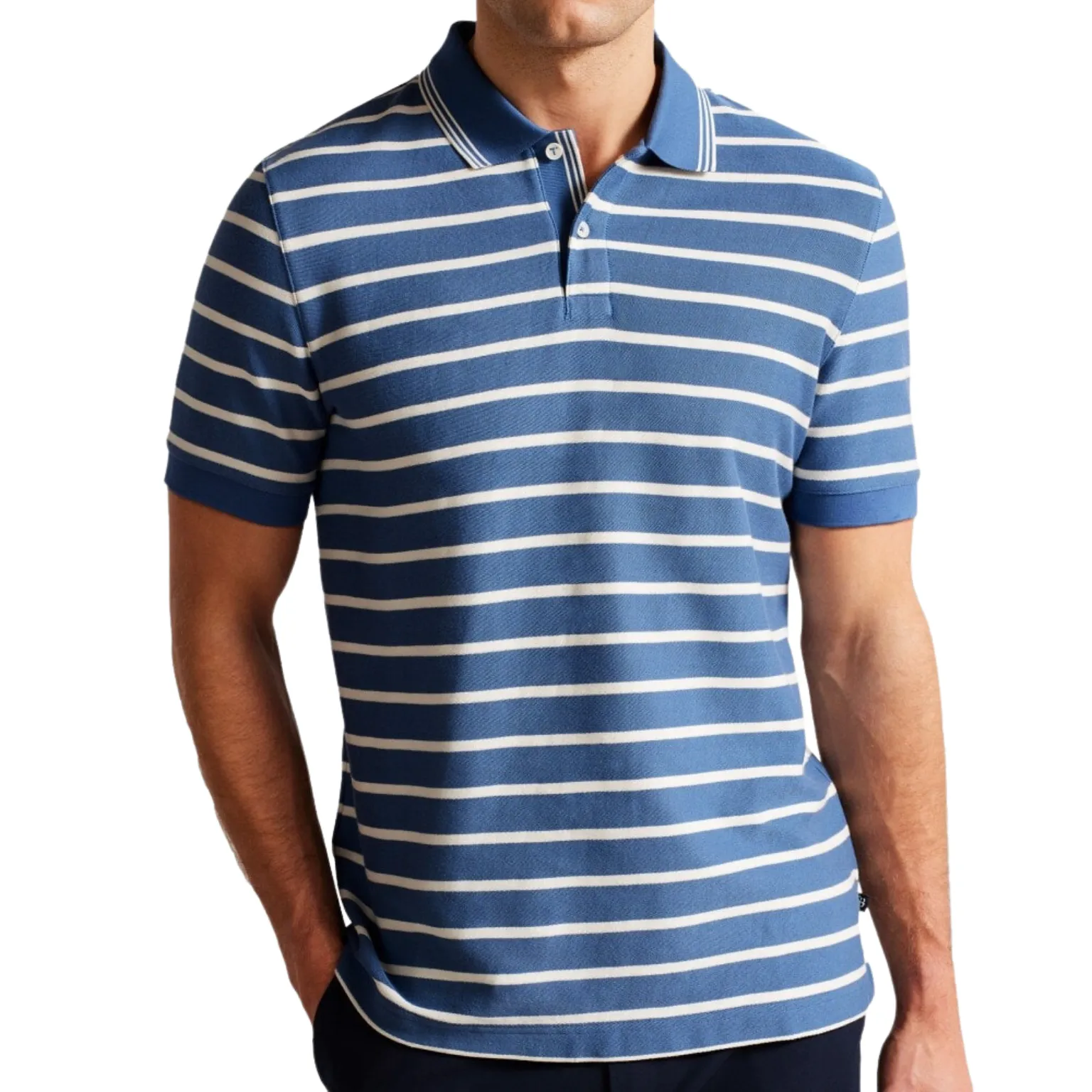 Striped Polo Shirts manufacturing with trendy design
