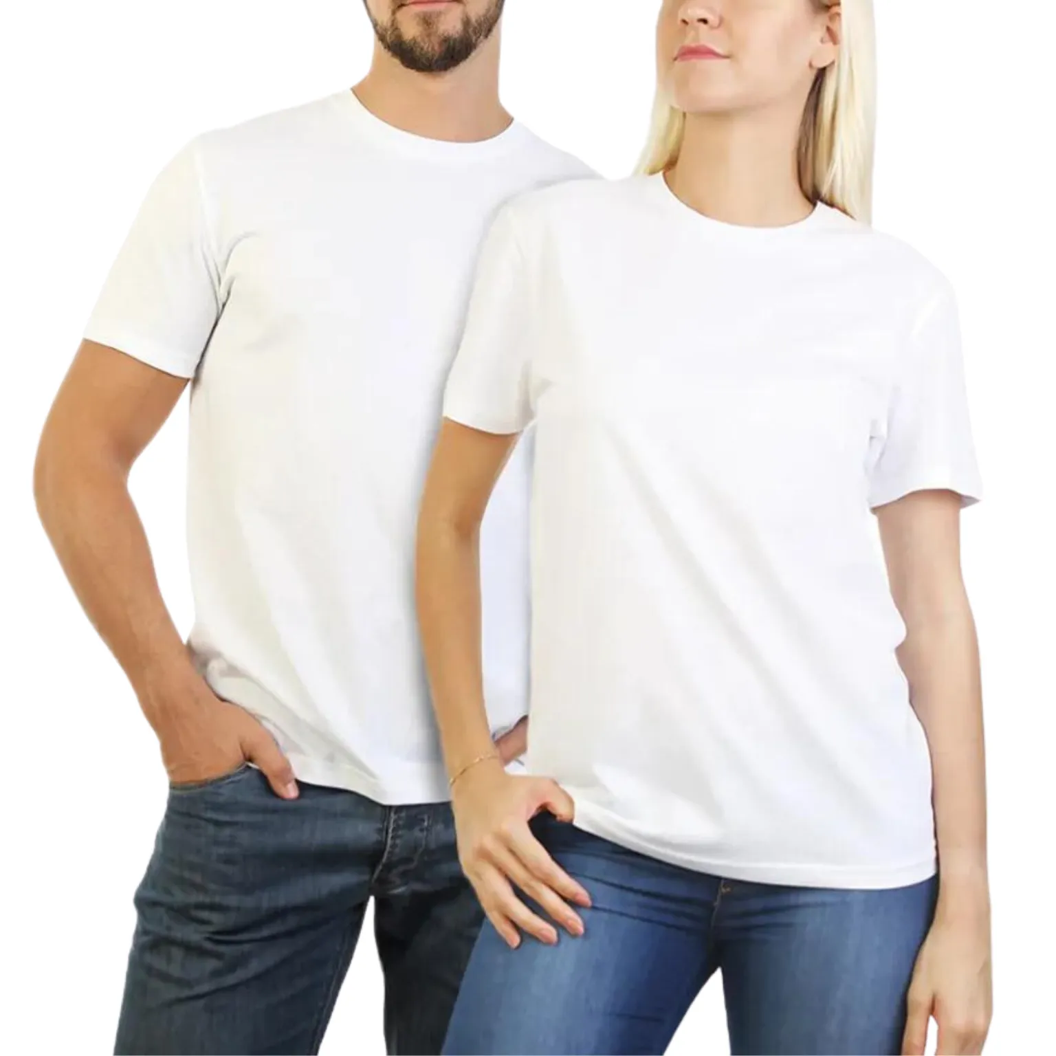 Unisex T-shirt manufacturing with recycled materials