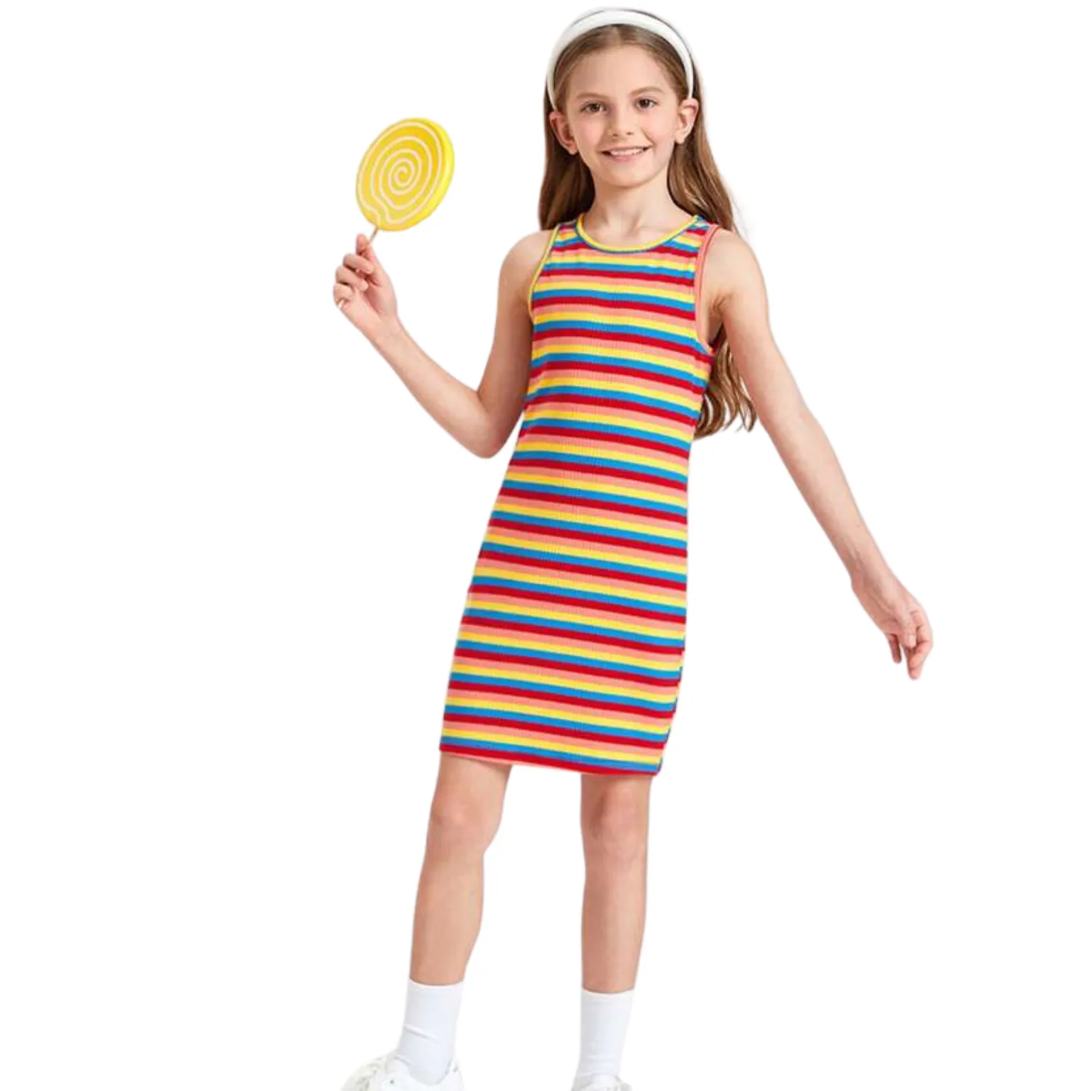 Striped Dress manufacturing with trendy design