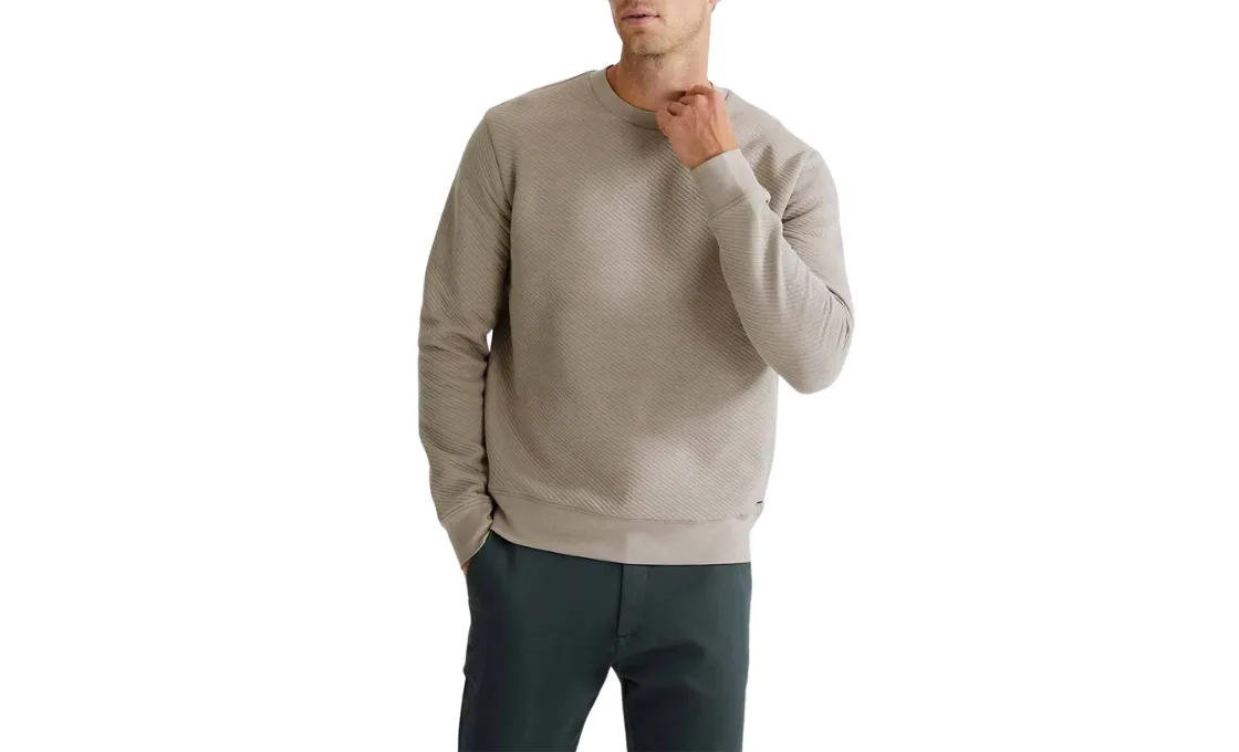 Crew Neck Pullover Sweatshirt Manufacturer with various fabric
