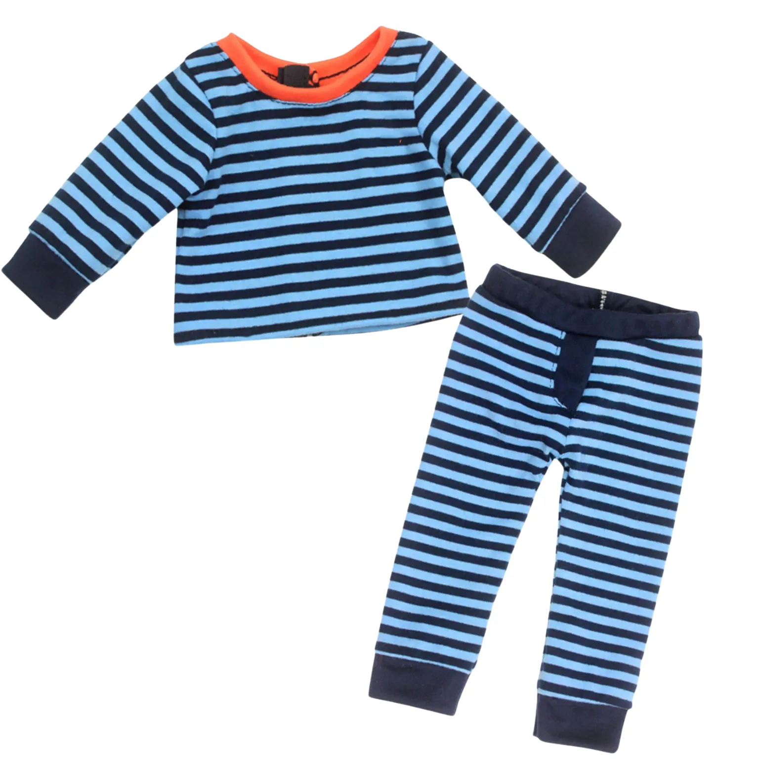 Striped Pajama manufacturing with recycled materials