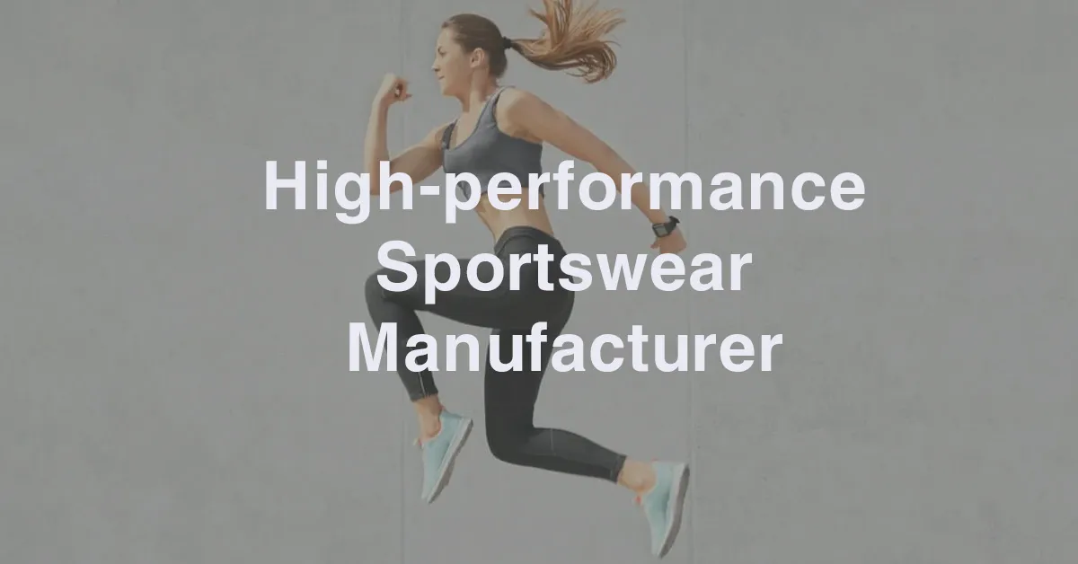 High-Performance Sportswear Manufacturer thygesen vietnam