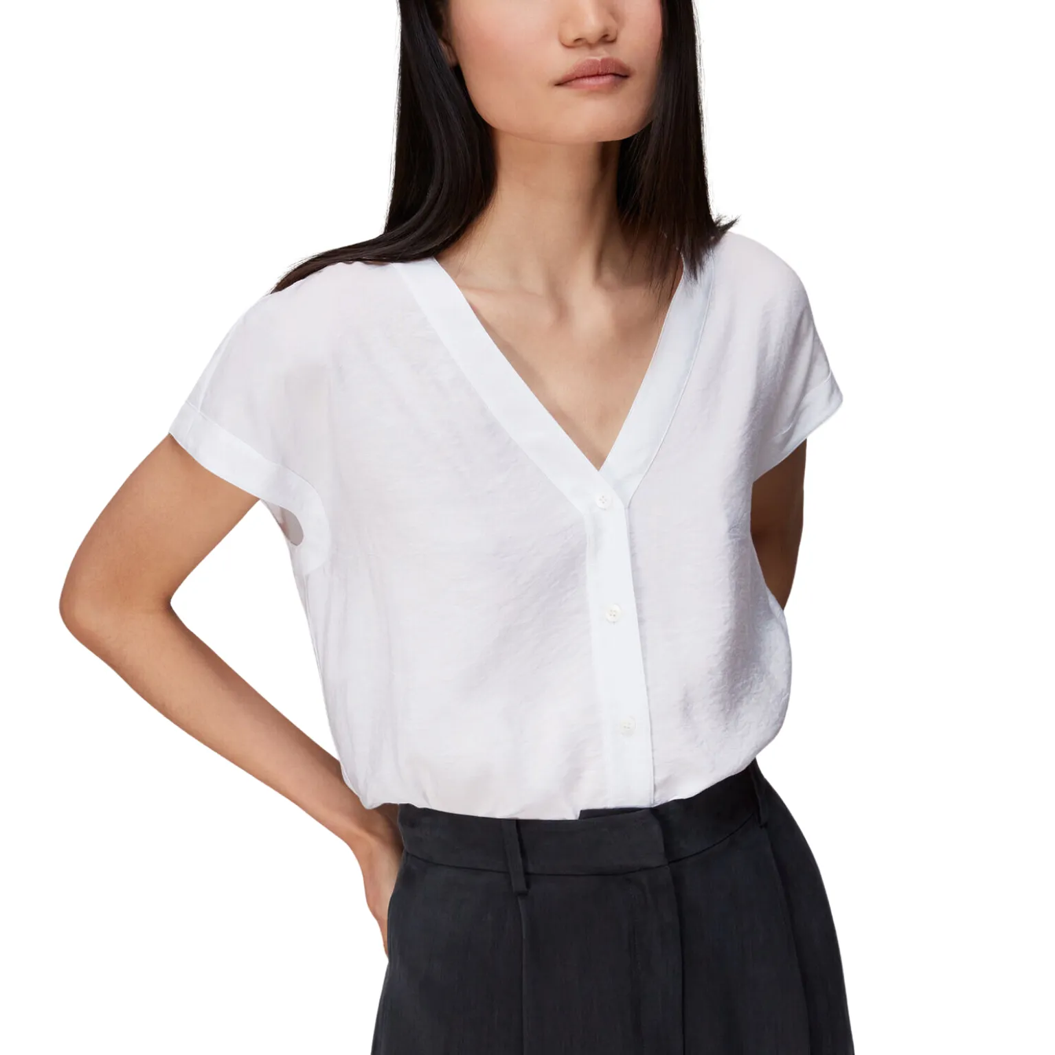 V-Neck Blouse Manufacturing with superior quality